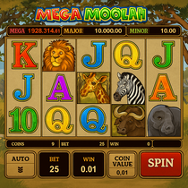 ViciBet - Mega Moolah Slot Game - Progressive Jackpot
